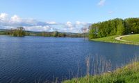 Goldbergsee vom Wehr aus